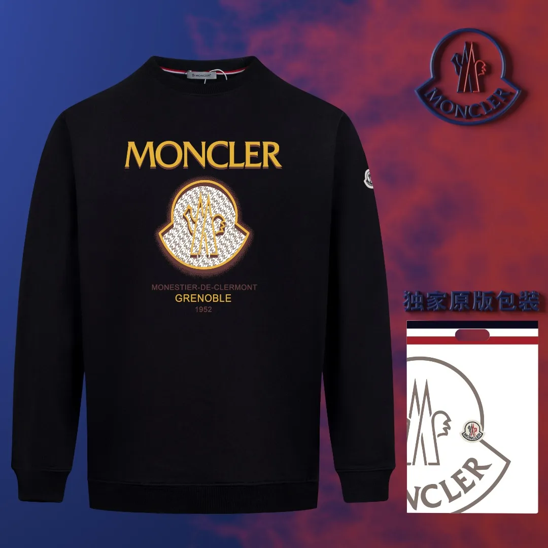 【 Quality】 【🎉 🎊】 【 MONCLER】【In Stock 】 🏅2024 New Arrival Premium 3D LOGO ， ， Premium ⚠️ ： 460 ， 21S 10S 26/2 1*1 ！ ， ， ， ， ， ！ Same Style ✔ Same Style： ❗ ✔【 Same Style， In Stock！】 ➡Size：S M L XL XXL ➡ ：Black White ⚠️Size Size